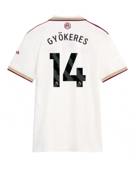 Arsenal Viktor Gyokeres #14 Maglia Gara Terza Repliche 2025-26 Donna Maniche Corte